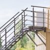 Fototreppe | Hollywood Anthrazit mit 14 Stufen + Podest