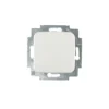 Taster mit Schließfunktion bestehend aus Schalterwippe (2506-214) und Taster / Schließer UP (2020 US) aus dem Programm Reflex SI von Busch-Jaeger in alpinweiß.