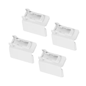 Gelenk-Klebeplatte für Delphos Plissees nach Maß | 4 Stück