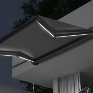 Kassettenmarkise Curve LED | 5 x 3