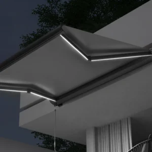 Kassettenmarkise Curve LED | 5 x 3