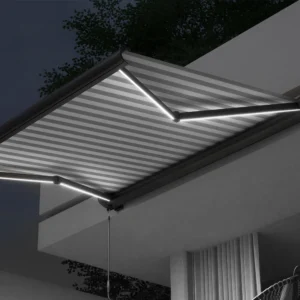 Kassettenmarkise Curve LED | 5 x 3