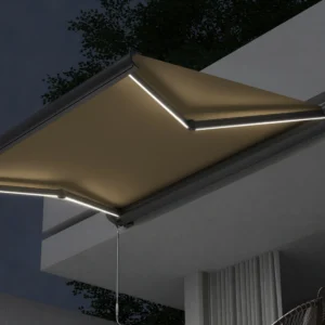 Kassettenmarkise Curve LED | 5 x 3