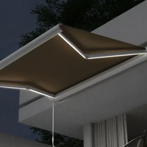 Kassettenmarkise Curve LED | 5 x 3