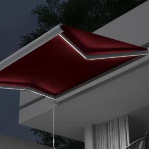 Kassettenmarkise Curve LED | 5 x 3