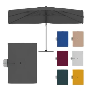 paramondo parapenda Ampelschirm 4x3 m in Grau und anthraziten Gestell. Verschiedene Ampelschirme zu unschlagbar günstigen Preisen - Jalousiescout ist seit über 130 Jahren Ihr Ansprechpartner für Sonnenschutz!