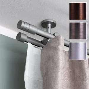 Gardinenstange Set Innenlauf | 2-läufig