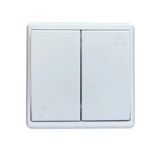 JAROLIFT Wipptaster Unterputz (JLWTUP) ist für Rolladen- und Markisenmotoren geeignet und beinhaltet die Bedienung per Tasten.