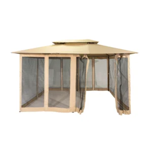 Moskitonetz-Wand für Comfort Gartenpavillon | beige