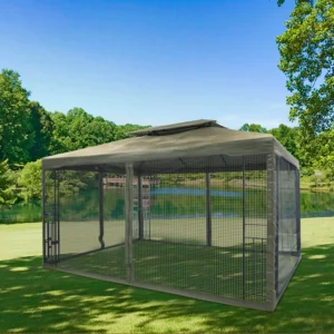 Seitenwand für Deluxe Gartenpavillon | Moskitonetz-Wand