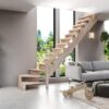 Holztreppe Intercon® Nizza | ¼ gewendelter Verlauf