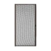 Die 3 in 1 Fliegengittertür / Türrollo Zanzara | Rahmen: Aluminium | 125 x 220 cm