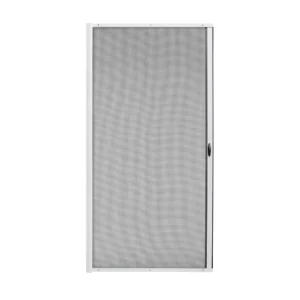 Die 3 in 1 Fliegengittertür / Türrollo Zanzara | Rahmen: Aluminium | 125 x 220 cm