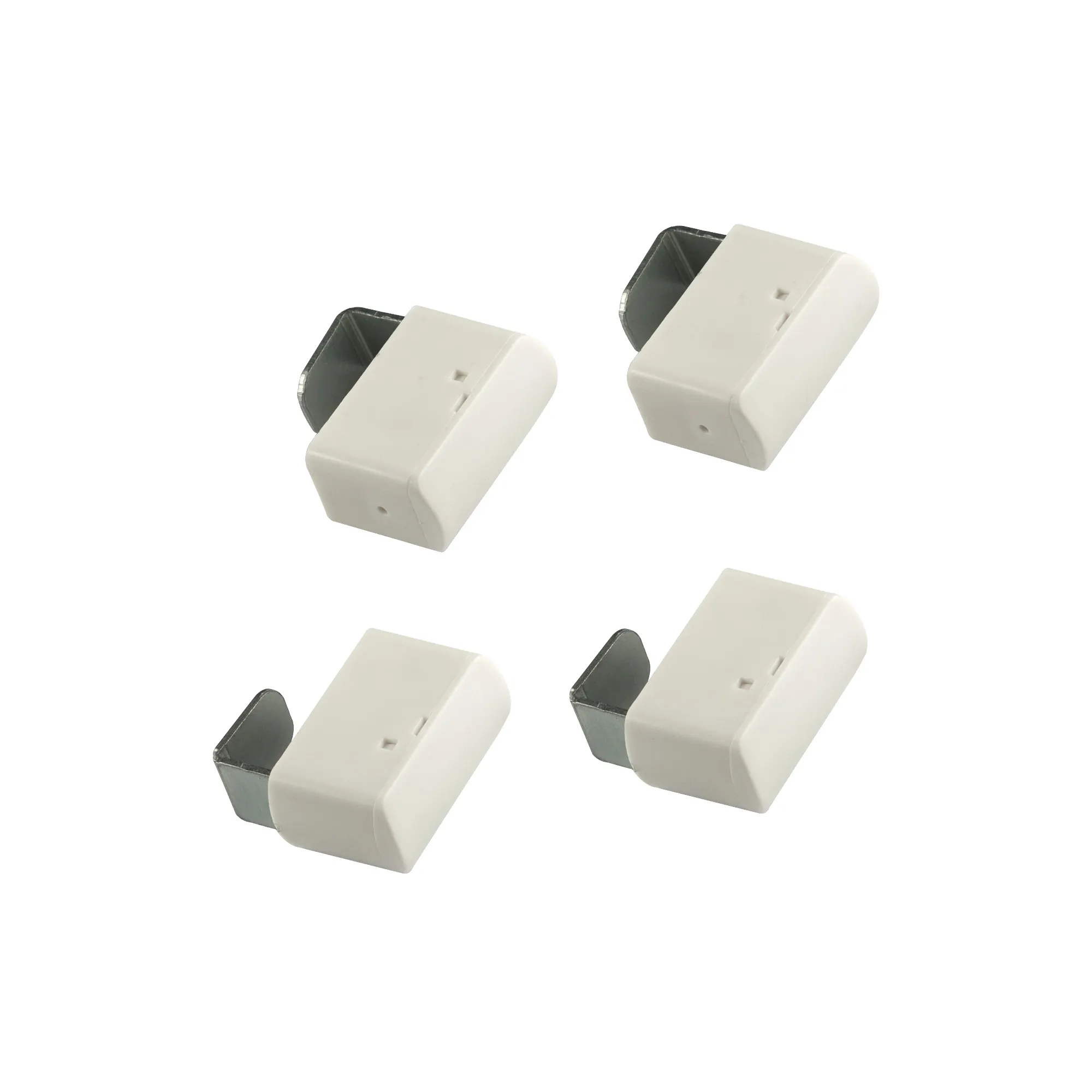 Die Klemmhalter ermöglichen die Montage von Easyfix Plissees ganz ohne Bohren oder Kleben. Sie können für Fensterflügel von 9 mm bis 21 mm verwendet werden und sind aus hochwertigem weißem Kunststoff und Metall gefertigt. Sie erhalten pro Set 4 Halter