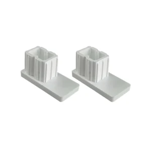 Verschlusskappe für Rollladen-Führungsschienen PP 45 (45 x 22 mm) | 2er Set