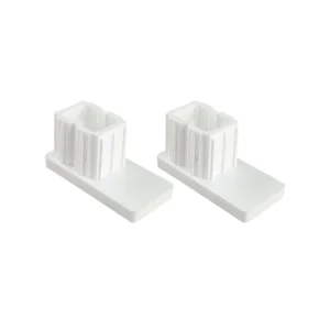 Verschlusskappe für Rollladen-Führungsschienen PP 45 (45 x 22 mm) | 2er Set