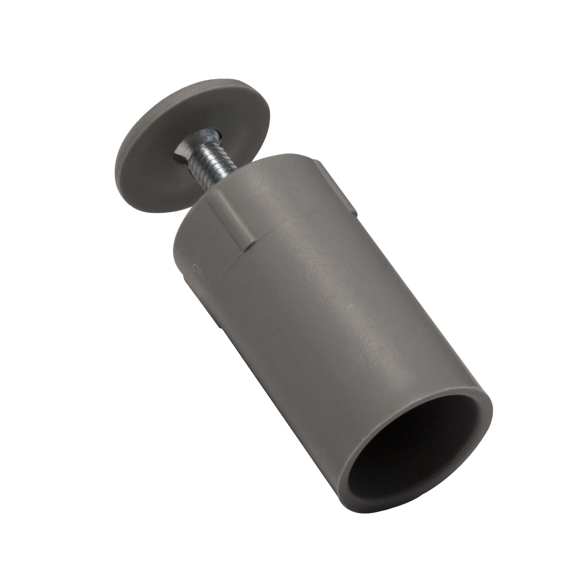 Wir bieten Ihnen hier einen aus Kunststoff bestehenden 40 mm Anschlagstopper aus dem Hause JAROLIFT in der Farbe grau