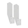 Dachsparrenhalterung für Kassettenmarkise Quadris LED & Curve LED | weiß