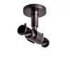 Deckenhalter für Gardinenstange mit Innenlauf | ⌀ 19 mm