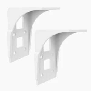 Deckenhalterung für Kassettenmarkise Curve LED | weiß