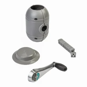 Ersatzteil-Set 2 für interpara Sonnenschirm | silber. Passend für interpara Sonnenschirme ab Anfang 09/2024 (3x3 m und ⌀3