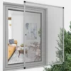 Insektenschutz Spannrahmen-Fliegengitter Profi Line 120 x 150cm in silber (RAL 9006) für Fenster aus dem Hause JAROLIFT. Der Spannrahmen ist für Fenster mit einer Größe von max. 120 x 150 cm geeignet und kann selbst einfach auf die benötigte Fenstergröße gekürzt werden. Das Fenster Insektenschutz-Fliegengitter schützt vor Mücken