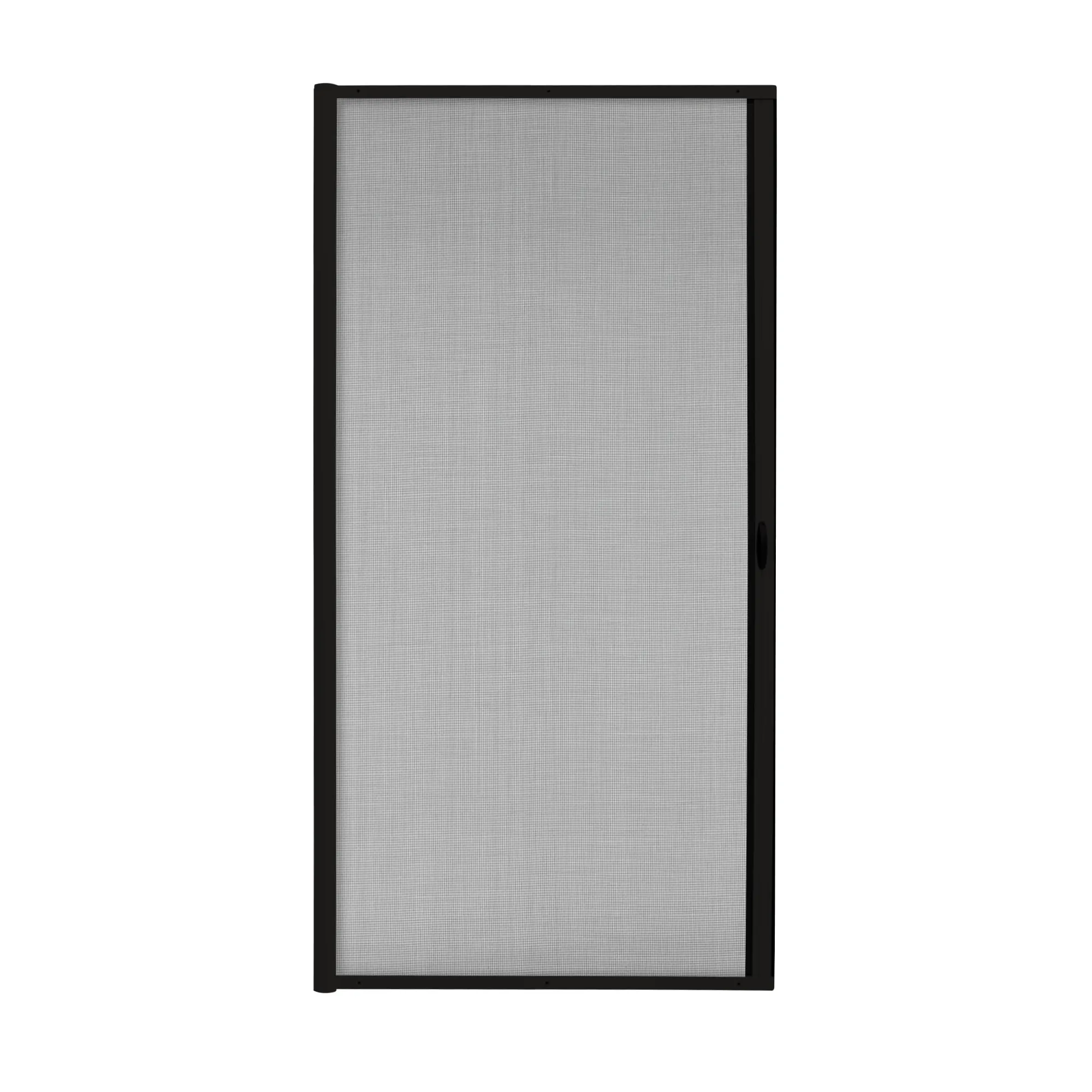Die 3 in 1 Fliegengittertür / Türrollo Zanzara | Rahmen: Aluminium | 125 x 220 cm