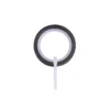 Gardinenring-Flachring mit Faltenlegehaken | ⌀ 19 mm