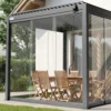 Glasschiebetüren für Pergola | 3 m
