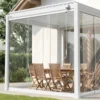 Glasschiebetüren für Pergola | 3 m