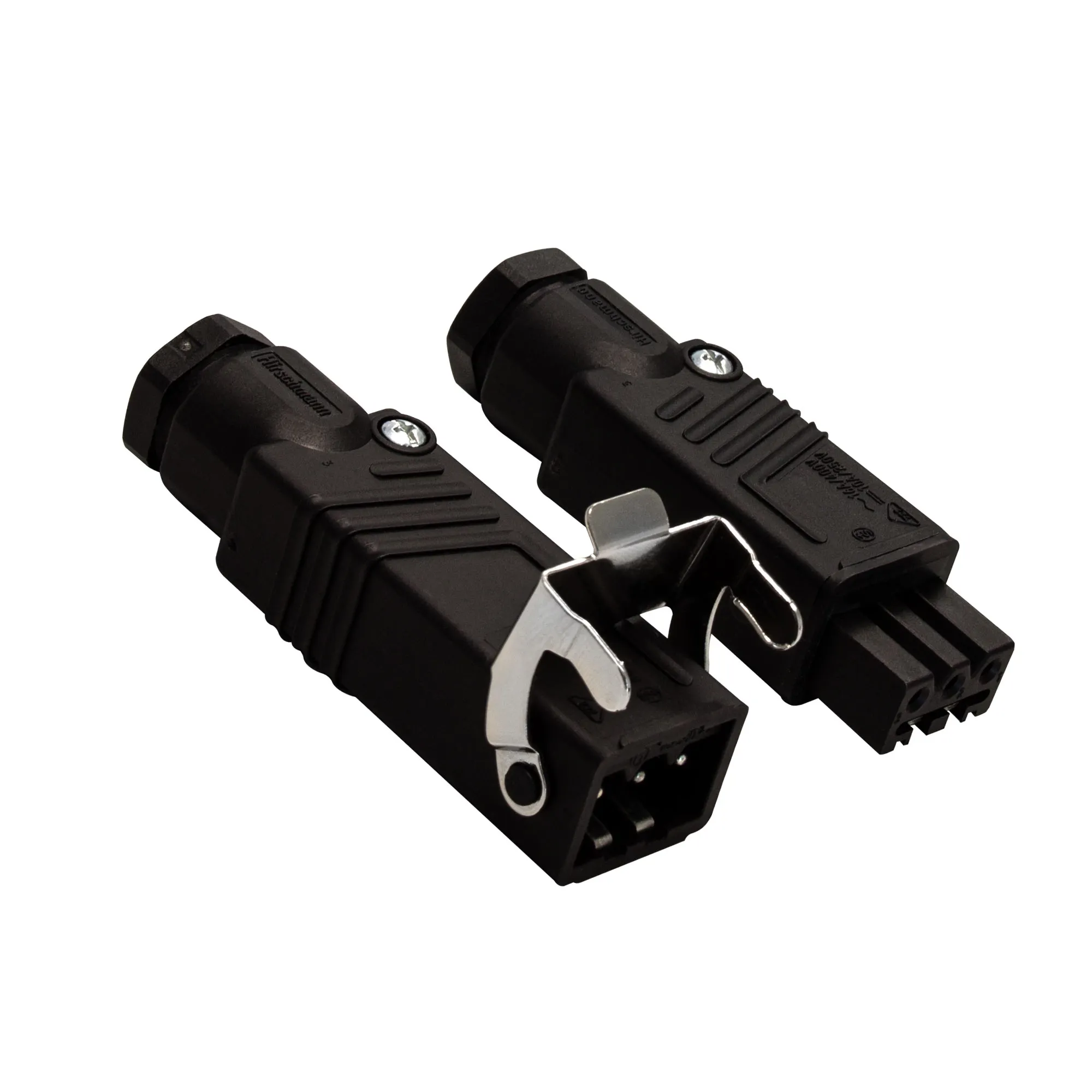 Hirschmann Stecker-Set (Kupplung STAK 3 + Stecker STAS 3) inkl. Sicherungsbügel STASI (290137/290138/290139) - Mit dem Hirschmann Steckverbinder-Set können Sie Ihren RADEMACHER DuoFern Connect-Actor erweitern und somit die nötigen Kabel anschließen. So ist es möglich Antriebe für Jalousien