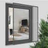 Der praktische Spannrahmen SlimLine schützt Ihr Zuhause zuverlässig vor Insekten aller Art. Er hat die Maße 130 cm x 150 cm und kommt in der Farbe anthrazit. Dank eines neuartigen Aluminiumprofils lässt sich der Spannrahmen problemlos auch an Fenstern mit Rollläden einsetzen. Das Profil von Slimline trägt nach außen nur noch 1