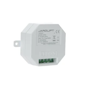 JAROLIFT 1-Kanal Funkempfänger Unterputz Typ TDRRUP zur komfortablen Steuerung einfacher Rohrmotoren per Funk. Kompatible zu allen JAROLIFT TDR-Funksendern. Machen Sie Ihren Rohrmotor zu einen Funkmotor!