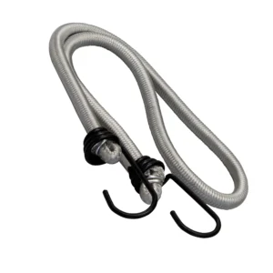 JAROLIFT Expander mit 2 Spiralhaken 65cm in silber - Unser JAROLIFT Expander mit 2 Spiralhaken hat eine Länge von 65 cm und einen Gummiseildurchmesser von 8 mm. Der Spiralhaken ist aus hochwertigem Metall mit einer schwarzen Kunststoffummantelung. Das Gummiseil ist zusätzlich im Spiralhaken mit zwei Sicherheitsklammern fixiert