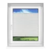 Delphos V2 Plissee nach Maß. Über 200 Stoffe nach Wahl - kostenlose Muster bestellbar. Premium-Plissee für alle Standard- und Sonderfensterformen. Bohr- / Klemm- / Klebemontage wählbar. Aluminiumprofil und Kunststoffteile in verschiedenen Farben.