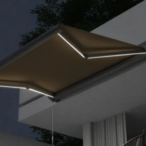 Kassettenmarkise Curve LED | 5 x 3