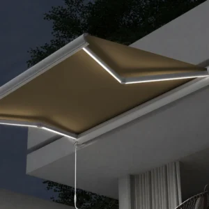 Kassettenmarkise Curve LED | 5 x 3