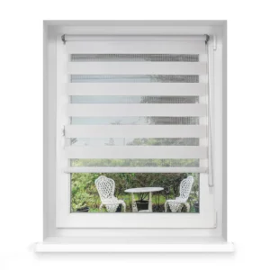 Klemmfix Doppelrollo für Fenster 100 x 230 cm in grau aus dem Hause VICTORIA M. Doppelrollo mit Kettenzugbedienung fügen sich perfekt in Ihre Räumlichkeiten ein. Durch die durchdachte Befestigung