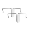 Slim Klemmhalter für Cosiflor / Delphos Plissees VS2 | 2 Stück
