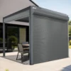 JAROLIFT Rollladen für Pergola mit Lamellendach