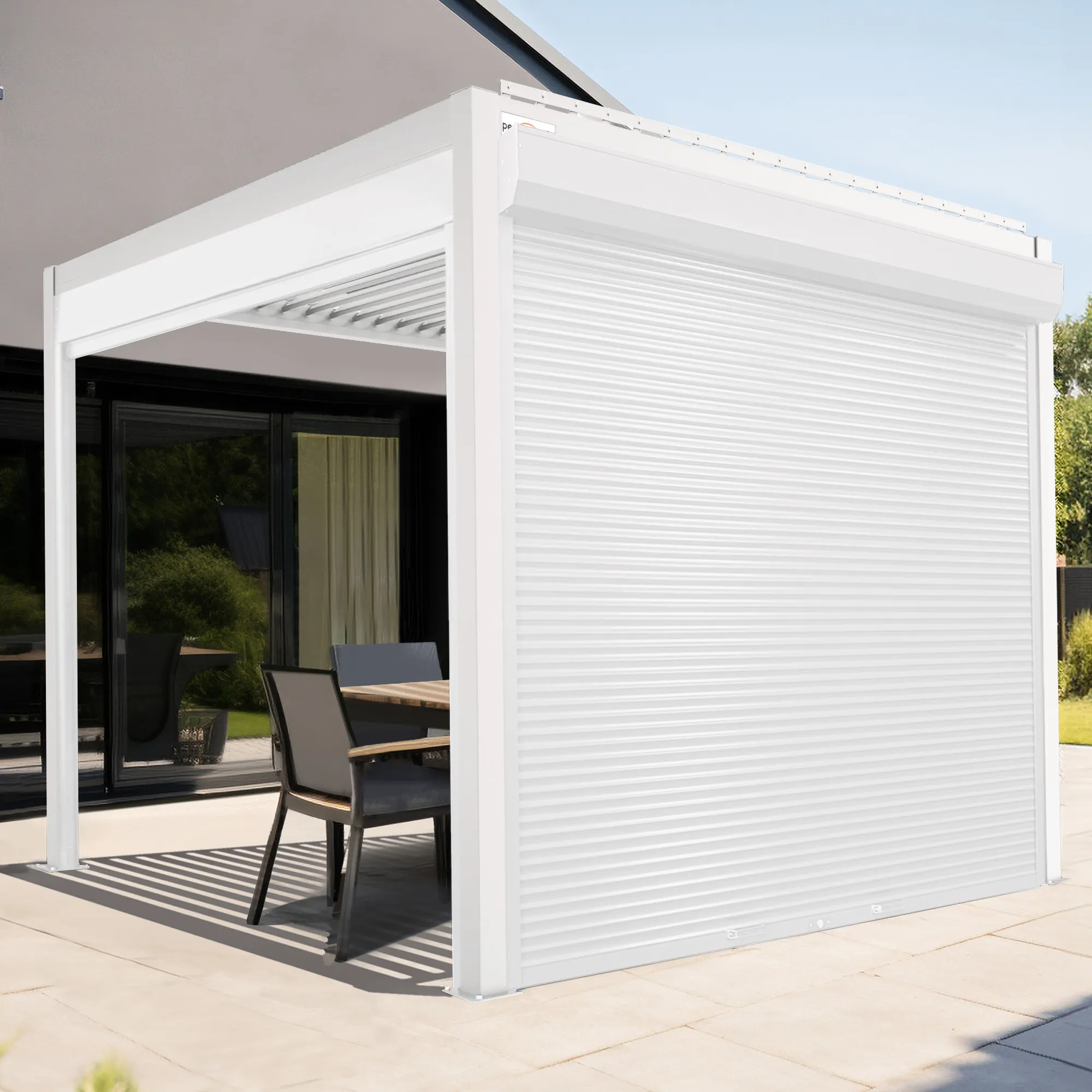 JAROLIFT Rollladen für Pergola mit Lamellendach