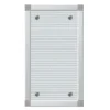 Lichtschachtabdeckung aus dem Hause SCHELLENBERG. Abdeckung mit eloxierten Aluminiumprofilen aus äußerst witterungsbeständigem und trittfestem Aluminium-Streckgitter. Mit Bürstendichtung. Schützen Sie Ihre Licht- und Kellerschächte wirkungsvoll vor Laub