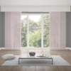 Verdi Collection Gardine mit Schlaufenband + Leinen-Optik | halbtransparent