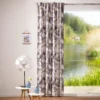 Verdi Collection Vorhang mit Schlaufenband - Kreismuster | blickdicht
