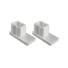 Verschlusskappe für Rollladen-Führungsschienen PP 45 (45 x 22 mm) | 2er Set