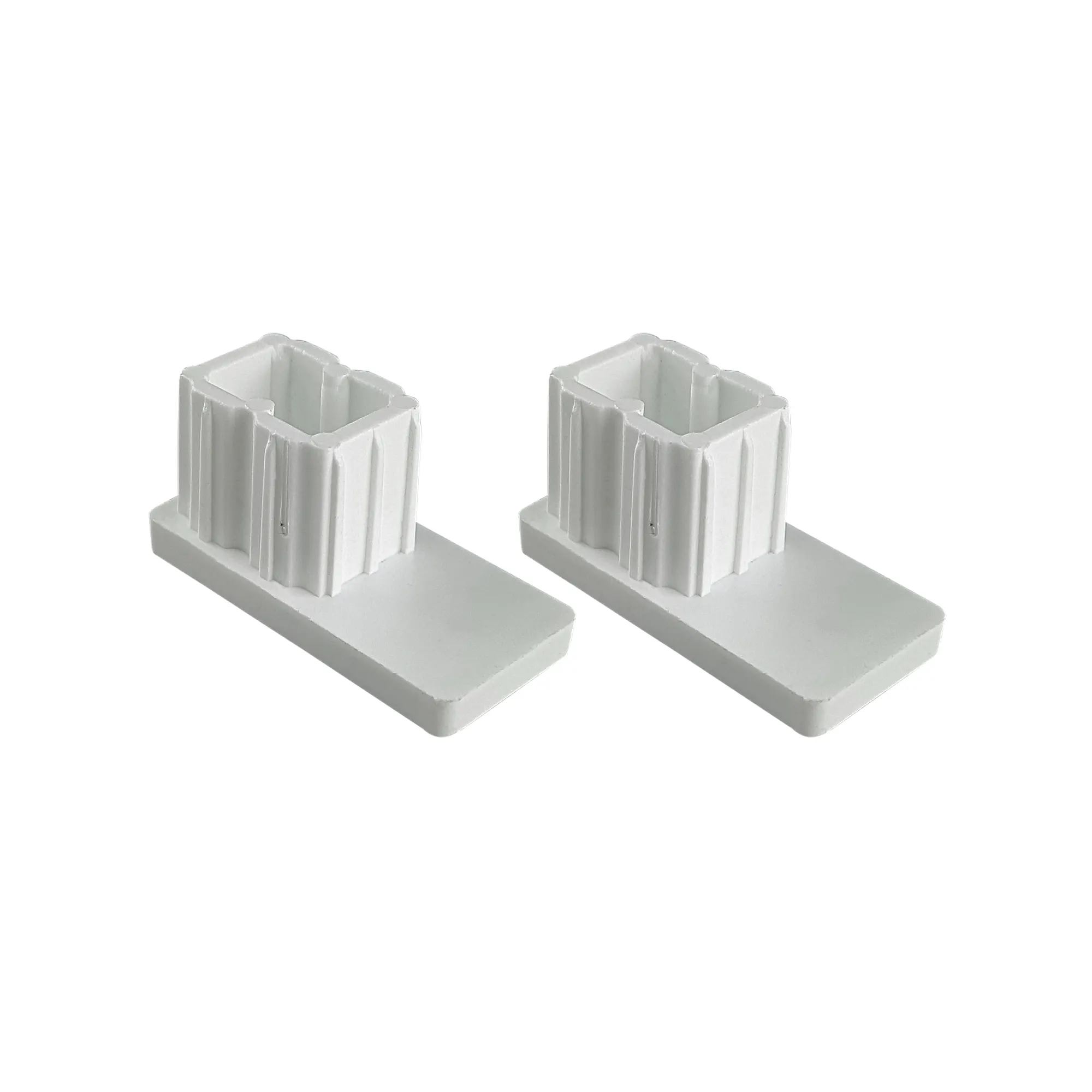 Verschlusskappe für Rollladen-Führungsschienen PP 45 (45 x 22 mm) | 2er Set