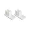 Verschlusskappe für Rollladen-Führungsschienen PP 45 (45 x 22 mm) | 2er Set