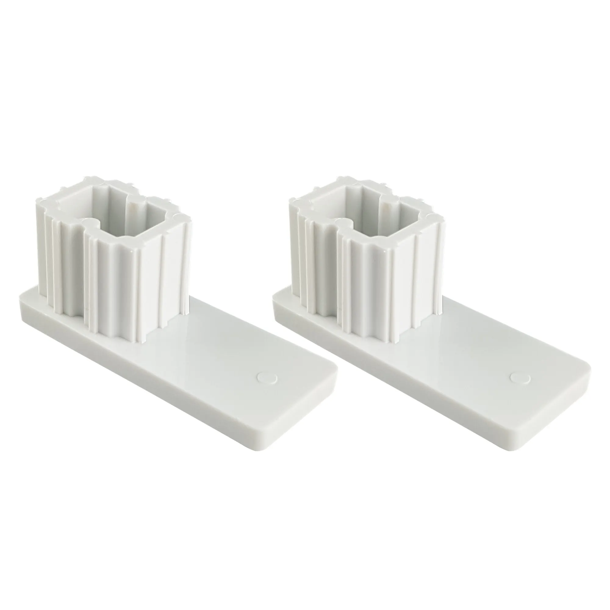 Verschlusskappe für Rollladen-Führungsschienen PP 53 (53 x 22 mm) | 2er Set