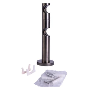 Wandhalter für Gardinenstange / Gardinenstange mit Innenlauf | ⌀19 mm