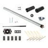 Wellenset SW40 Universal-Motor | für alle Rollladenkästen bis 120 cm. Wie bei allen JAROLIFT Wellensets ist auch bei unserem Modell SW60 der Motor bereits fachmännisch in der Welle integriert und befestigt. Sie können das Set also sofort in Ihre Rollladenanlage integrieren. Es enthält ferner einen Einstellstift zum Justieren der Motor-Endpunkte. Dank seines Planetengetriebes aus Sintermetall arbeitet der Universal-Motor äußerst geräuscharm. Der integrierte Thermoschutzschalter schützt den Motor vor Überlastung. Den Motor haben wir – wie alle unsere JAROLIFT Wellensets – auf über 15.000 Bewegungszyklen getestet. So können Sie sicher sein